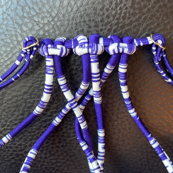 Athleta electric blue strappy swim top - Picture 3 of 5